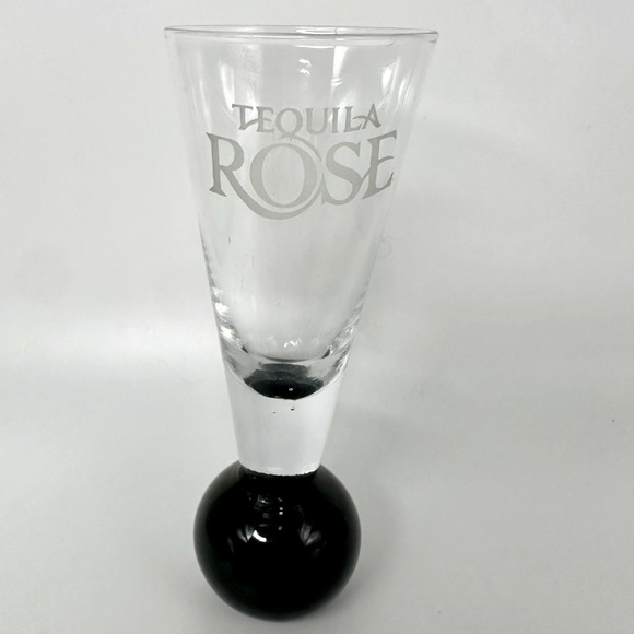 6 Vtg Tequila Rose 2” Black Bubble Glass Shot Glasses - Picture 3 of 7
